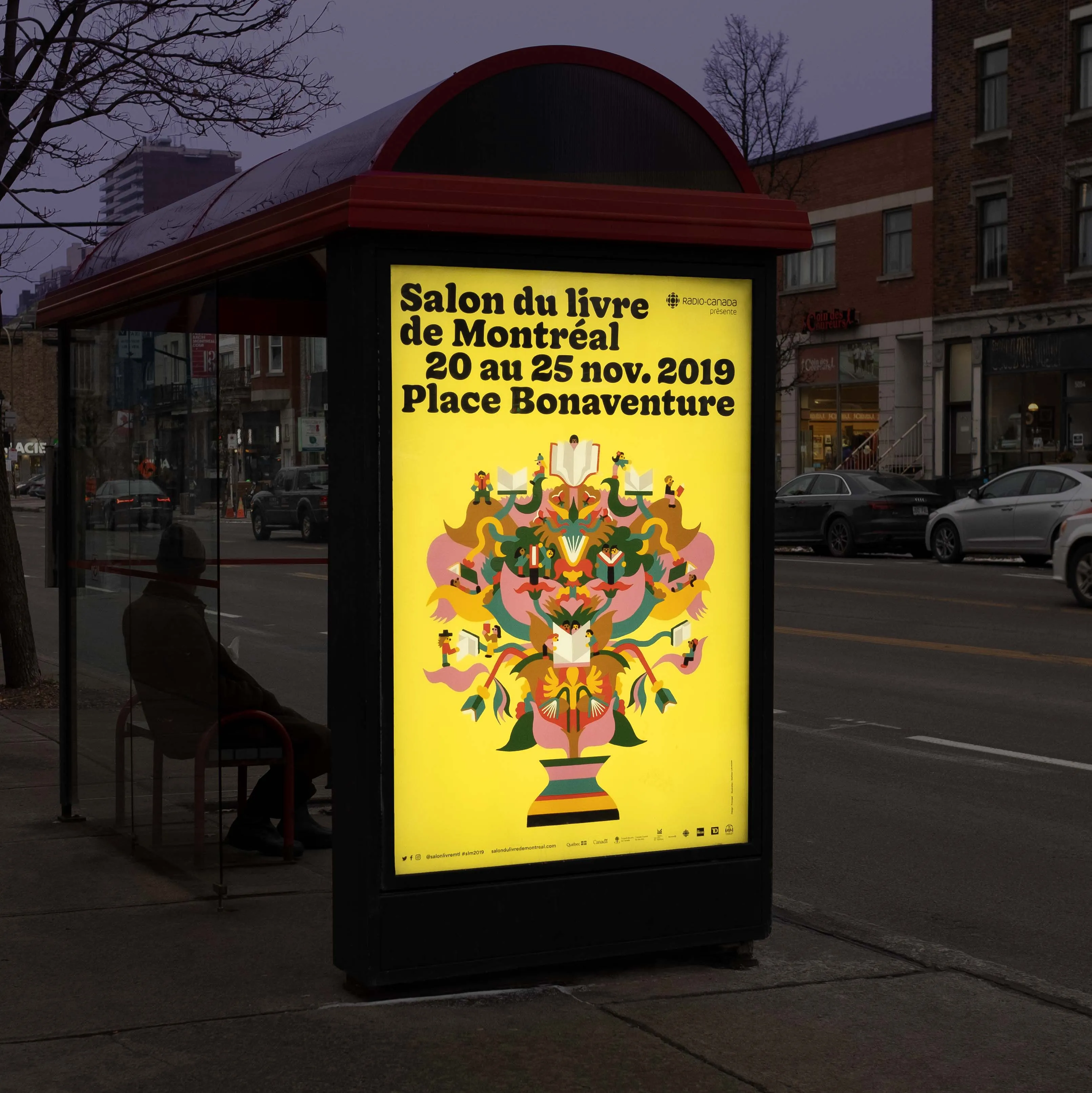 Abribus Salon du Livre