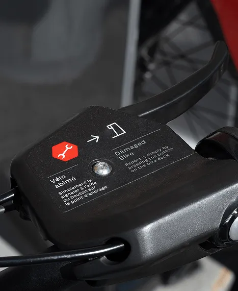 BIXI stickers and vehicle wraps