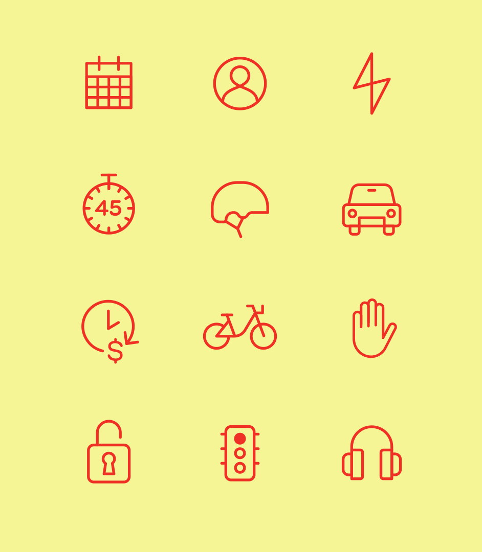 Un ensemble de plus de 50 pictogrammes pour une expérience usager cohérente