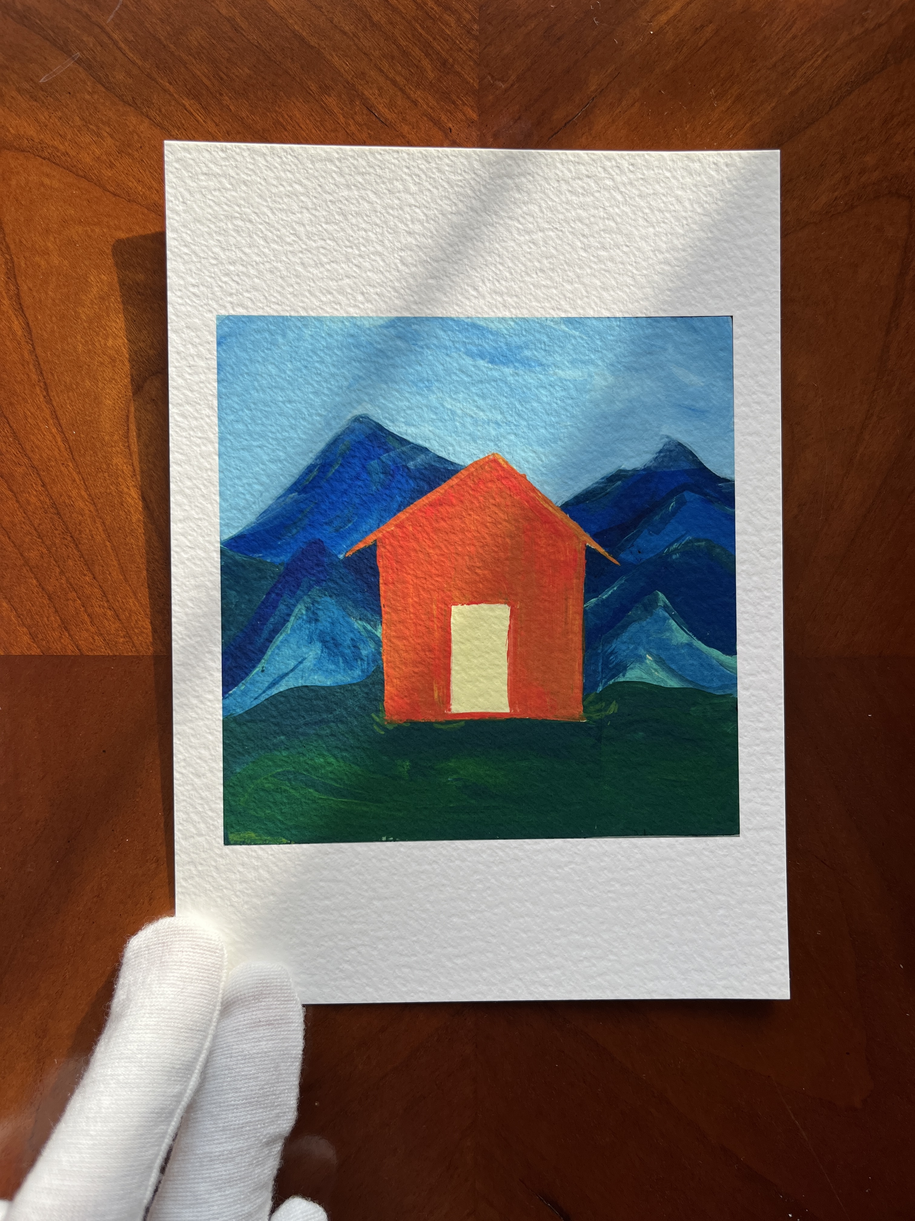 LA MAISON 5" x 7" Cotton Print [Archive LA MAISON HOME LAKAY]