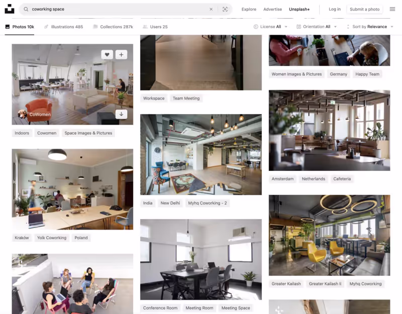 photos de coworking sur Unsplash