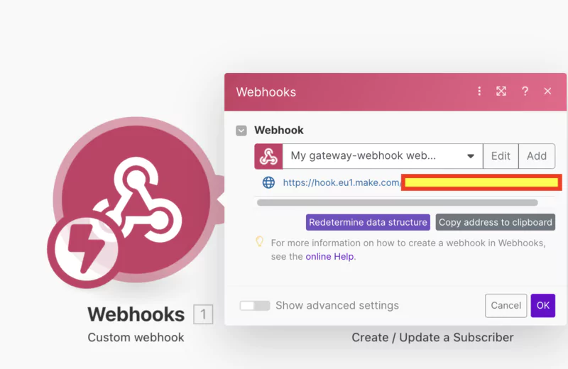 Webhook Make