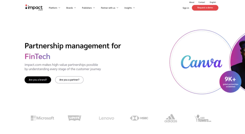 Plateforme d'affiliation Impact