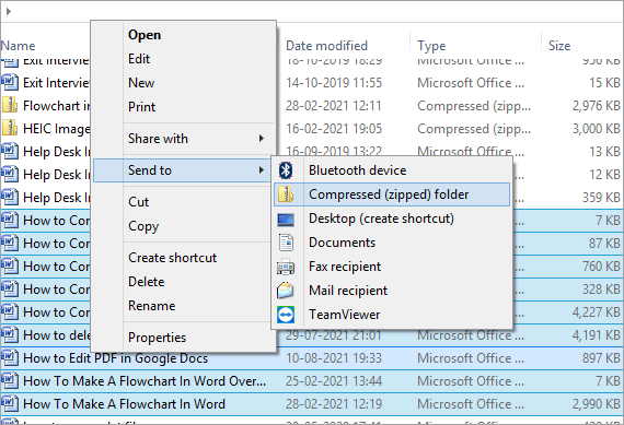 Compressed ZIP Folder