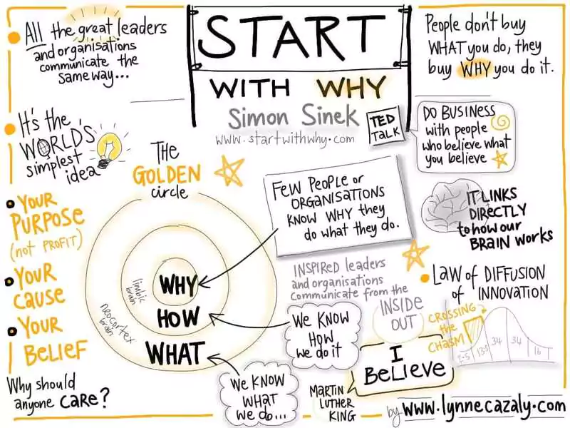 start with why visual summary