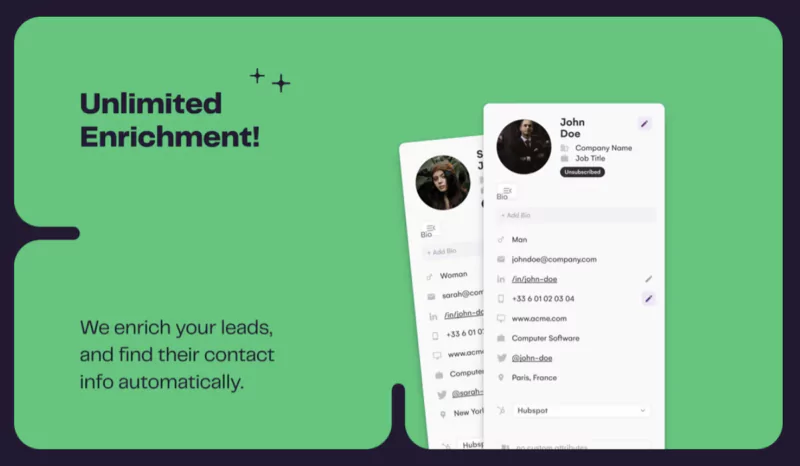 lagrowthmachine Dropcontact enrichment