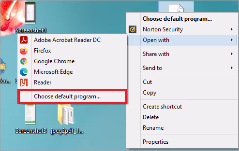 Choose Default Program