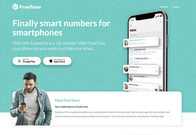 page accueil Freetone