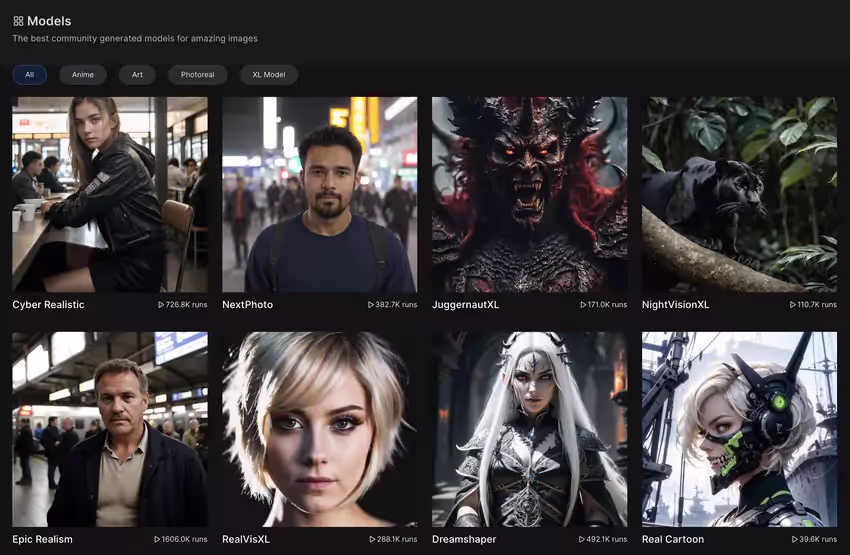 models on RenderNet AI