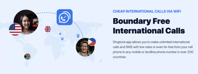 Unlimited free calls Dingtone