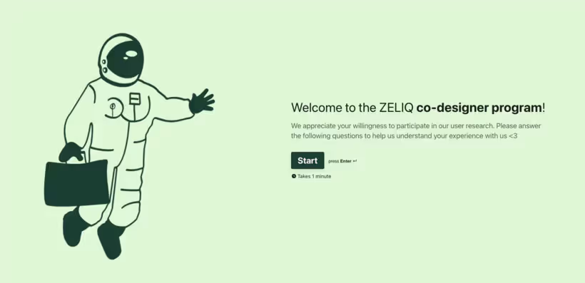 programme de co création de Zeliq