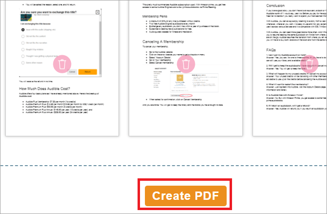 Create PDF