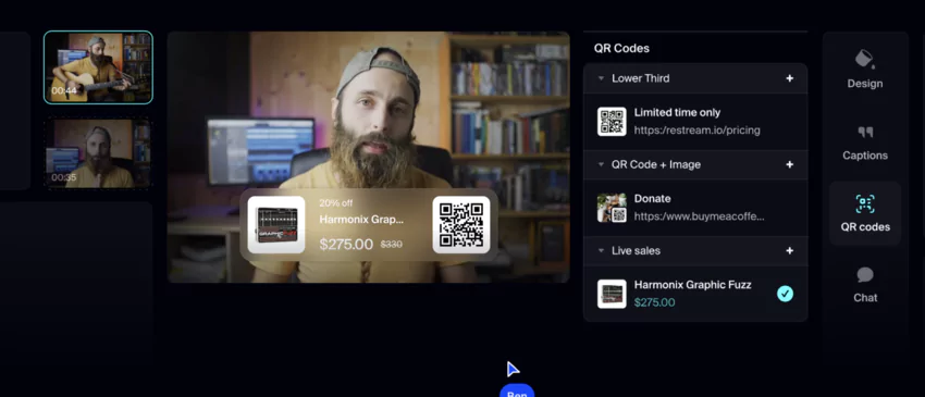 création de QR codes pour les streamers