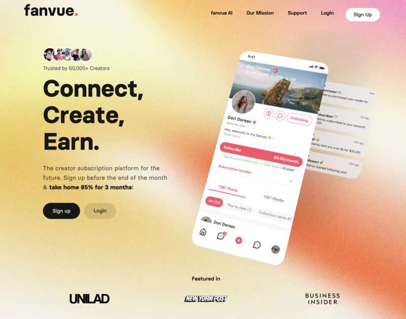 Alternative à MYM fans - Fanvue