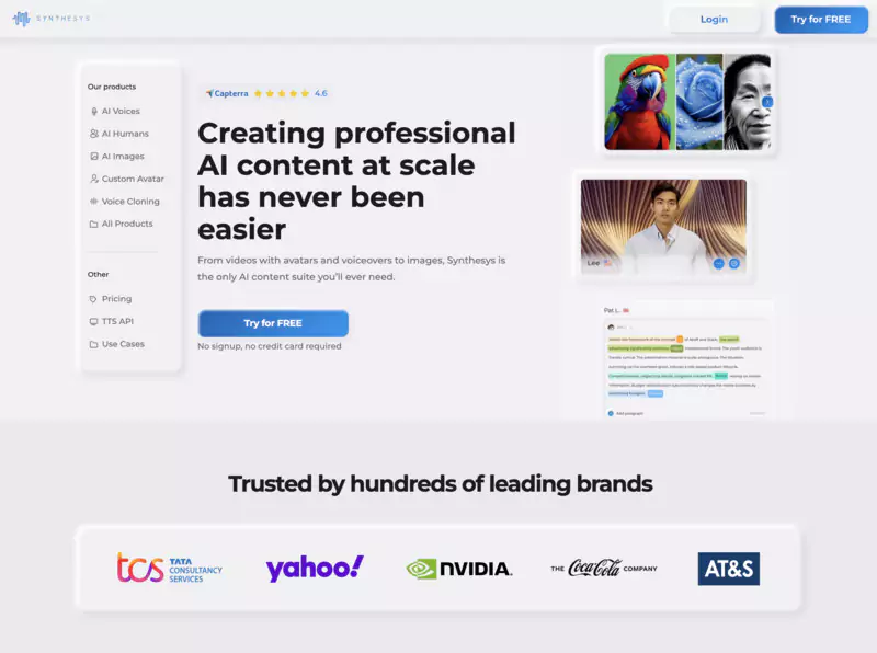 synthesys homepage