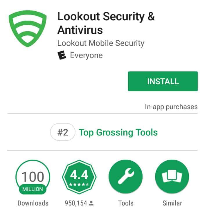 android antivirus lookout security
