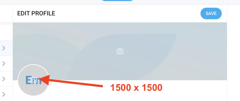 Spécifications techniques détaillées pour les images de profil