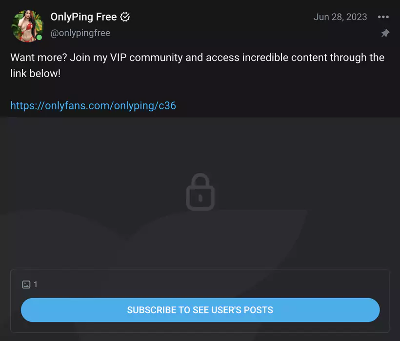 Options de personnalisation et de publication sur OnlyFans