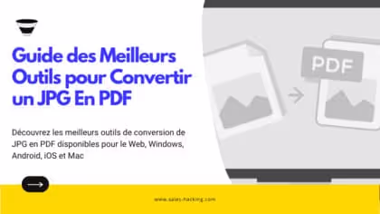 Convertir JPG en PDF : Top plateformes et Outils