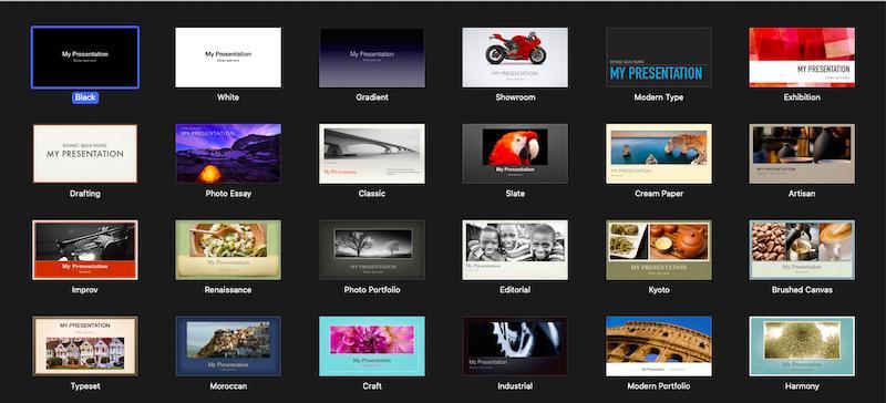 Apple Keynote Templates