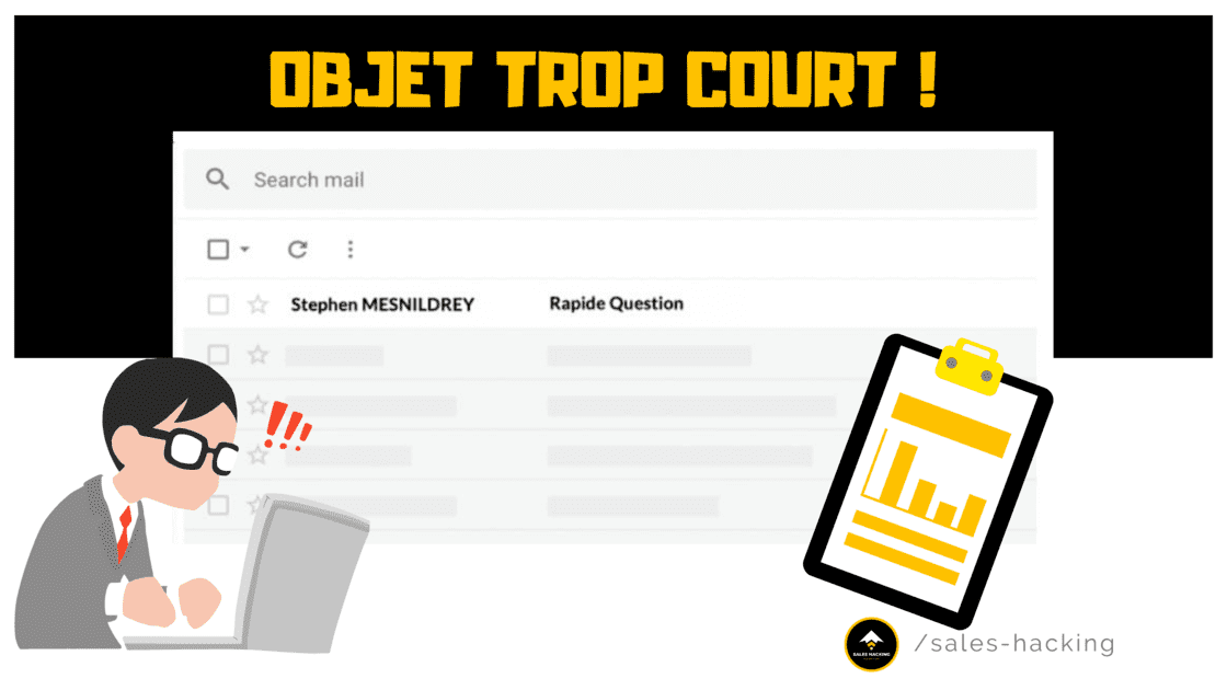 Objet d'un Email Court