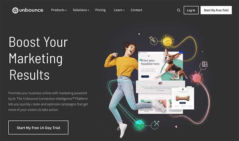 landing pages - Unbounce