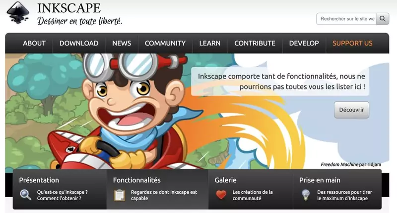 inkscape accueil