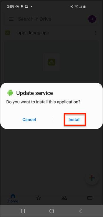 update service