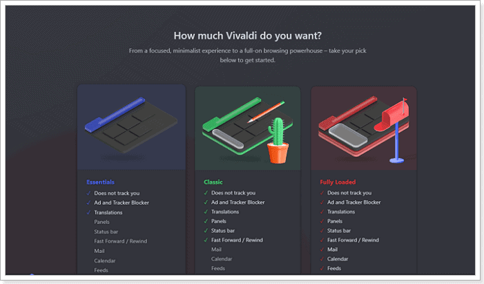 Vivaldi modes