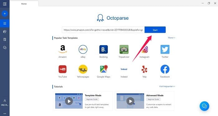 Avis du logiciel de Web Scraping Octoparse