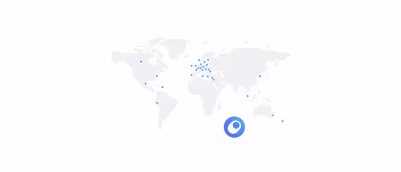 Carte du monde des pays disponibles pour Onoff