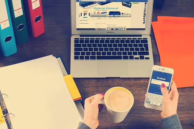 laptop, iphone, workspace, hands, coffee, binders, facebook, social media, social networking, working, notebook, desk, work, office, business, macbook, connection, networking, technology, wireless, facebook, facebook, social media, social media, social media, social media, social media
