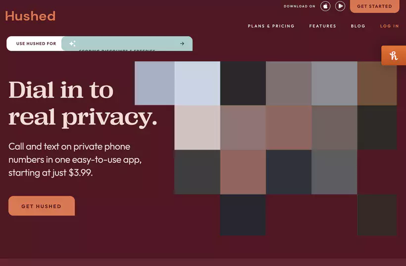 numéro de téléphone virtuel Hushed