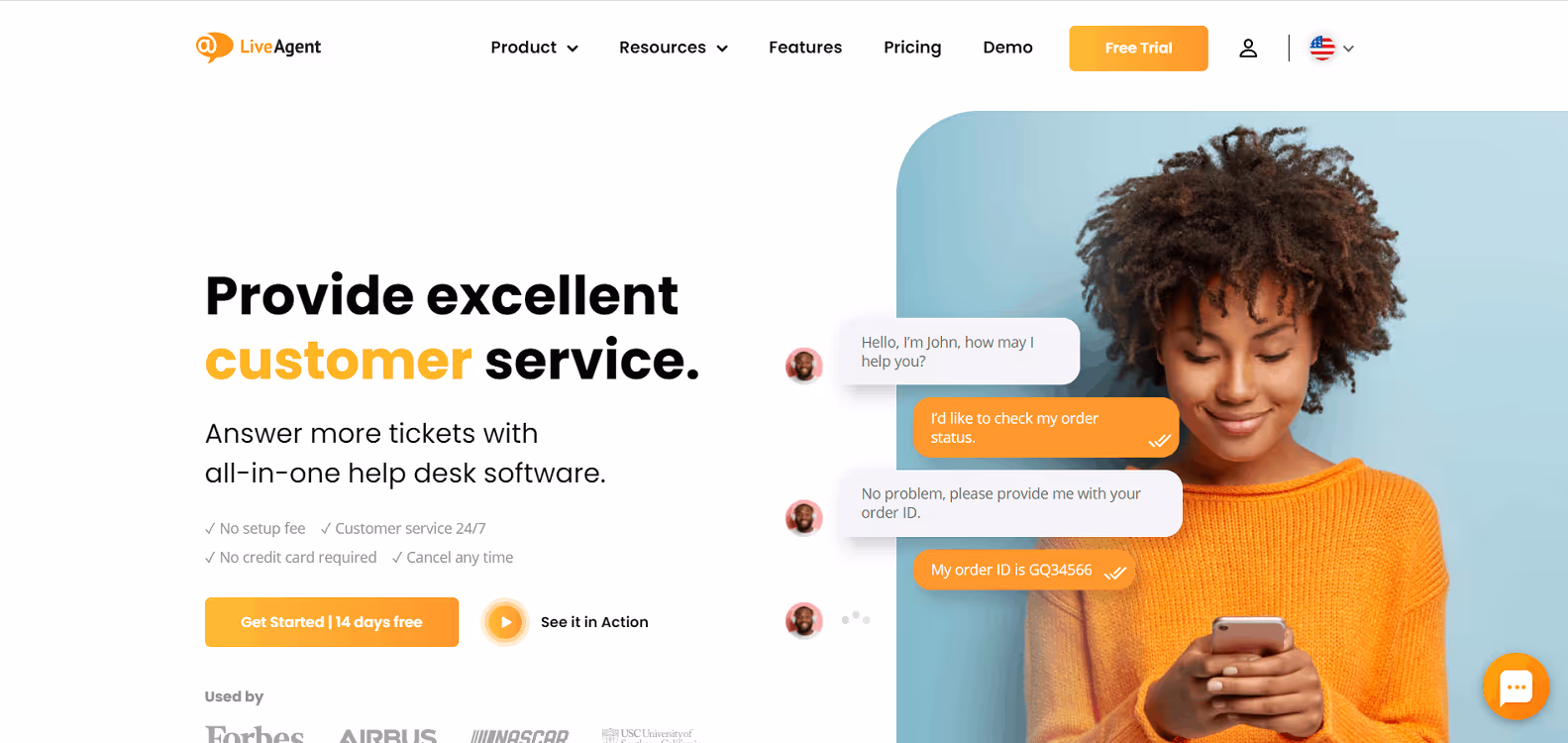 Liveagent Homepage
