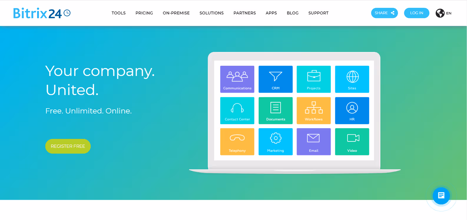 Bitrix24 Homepage