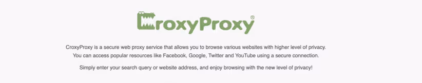 CroxyProxy
