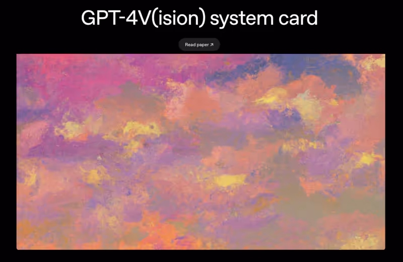 GPT-4V(ision) system cqrd