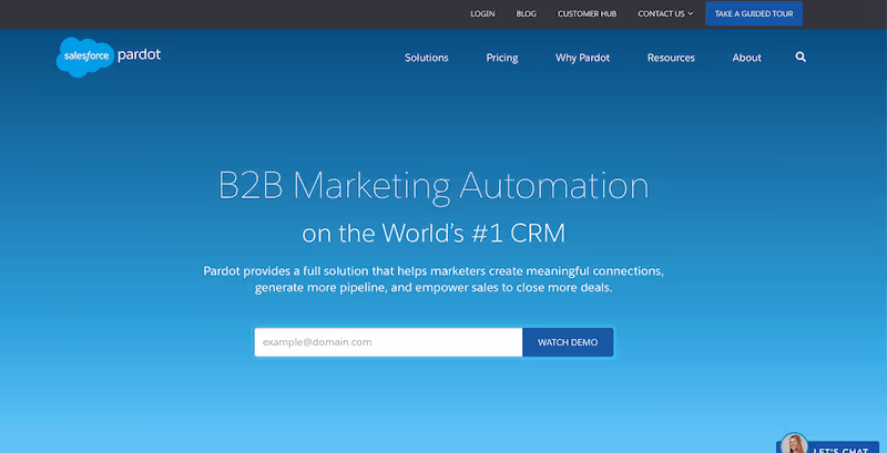 Pardot logiciel marketing automation
