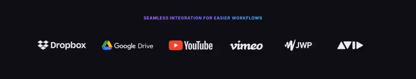 intégrations de rev.com