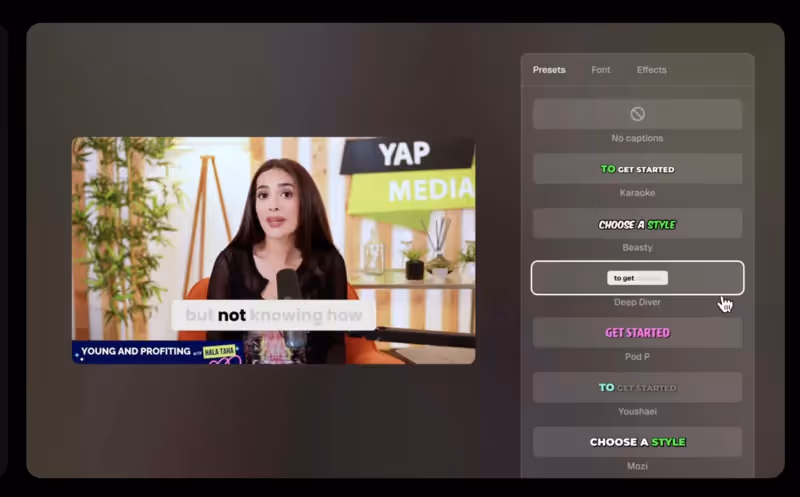 Mots-clés et Emojis automatiques  avec Opus Clip
