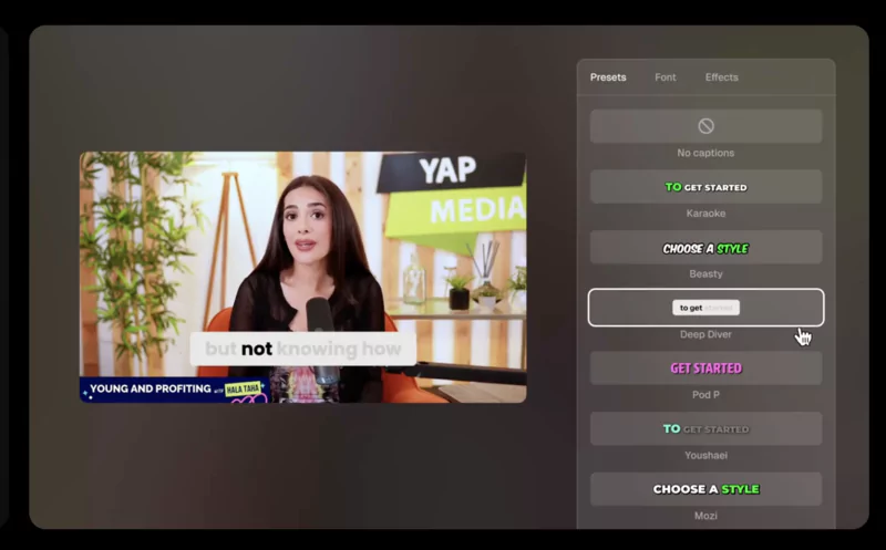 Mots-clés et Emojis automatiques  avec Opus Clip