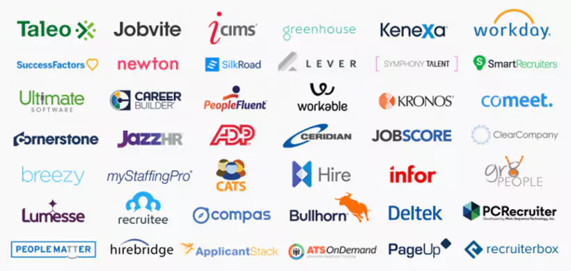logos des meilleurs logiciels ATS