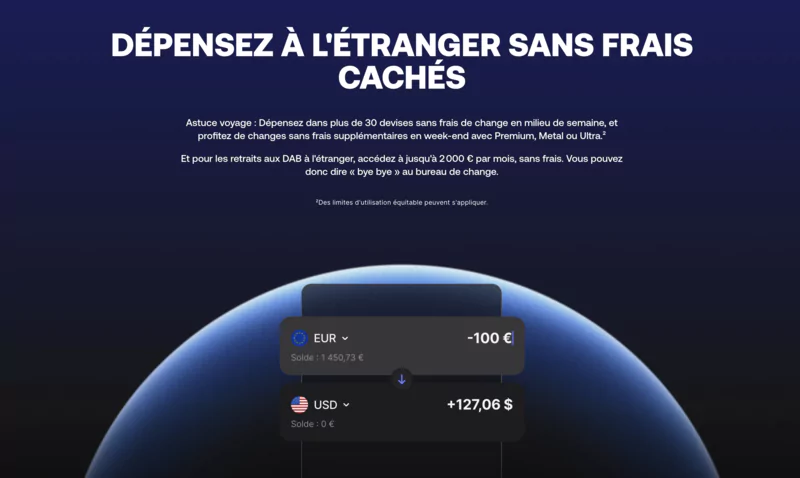 dépensez sans frais à l'étranger avec Revolut