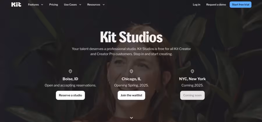 interface de Kit Studio