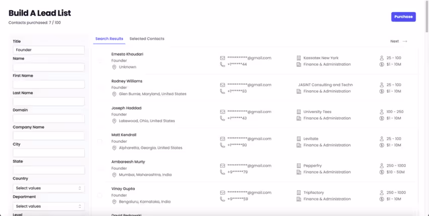 Tableau de bord Super Send montrant les métriques d'engagement