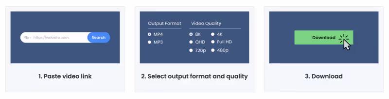 Interface principale de SnapDownloader