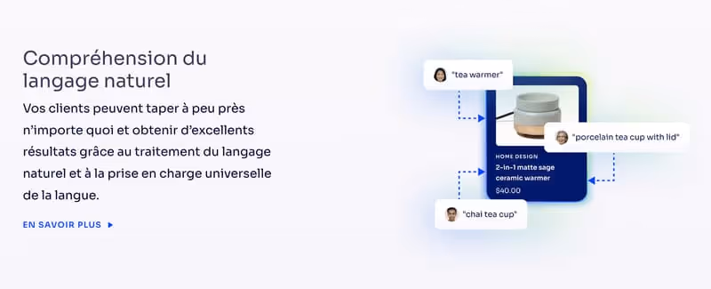 intégrations de Algolia aux sites web