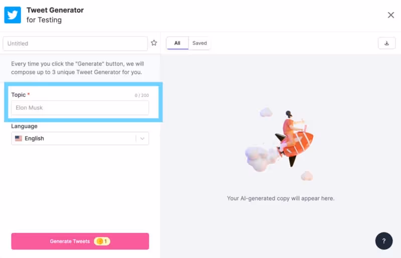 Générateur de Tweets pour Twitter