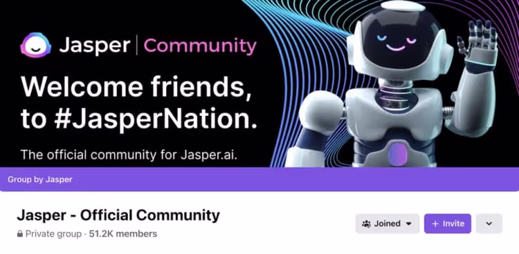 communauté facebook de jasper