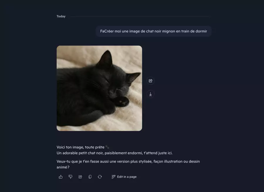 Exemple de créations
